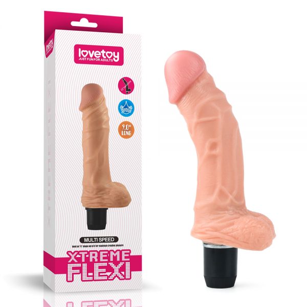 Vibrador Vertebrado Flexible Super Real LV1011