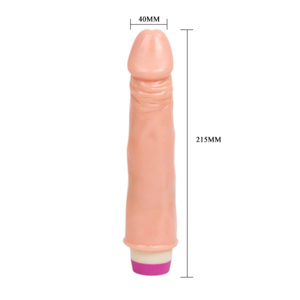 Vibrador Realista Piel Forma Puntiaguda