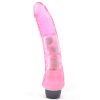 Gran Vibrador Siliconado Curvo Jelly