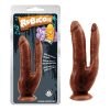 Consolador Chocolatoso Doble Penetración Con Sopapo