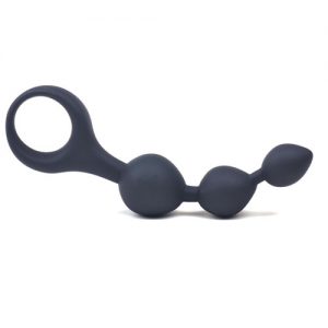 Vara Dilatadora Anal De Silicona Negra