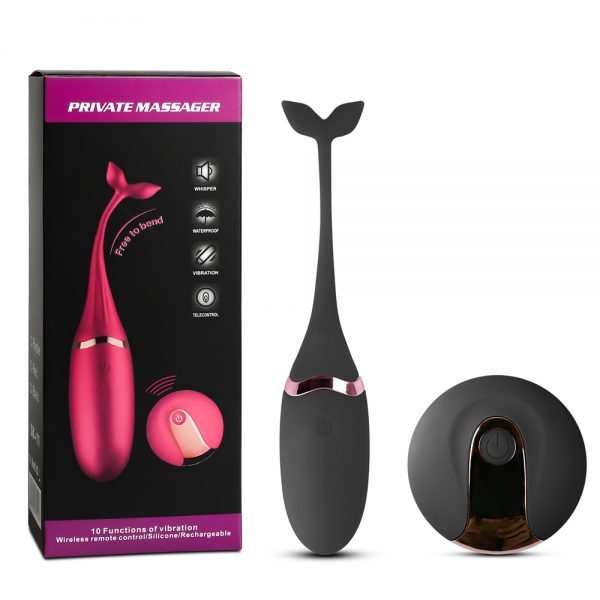 Vibrador Inalámbrico Private Massager Color Negro COD059