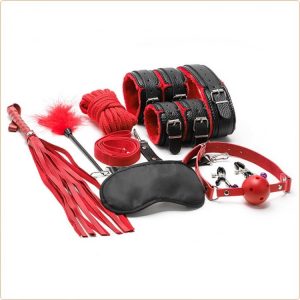 Kit De Accesorios De 10 Piezas Negro/Rojo