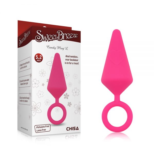 Plug Anal Sweet Breeze Candy Tamaño L Rosado