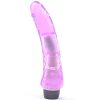 Gran Vibrador Curvo Jelly Púrpura