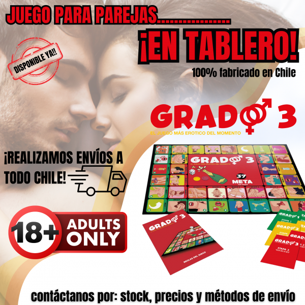 Juego Erótico Para Parejas “Grado 3”