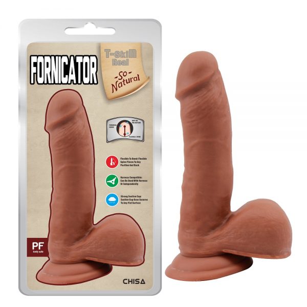Consolador T-Skin Fornicator Flesh 2729