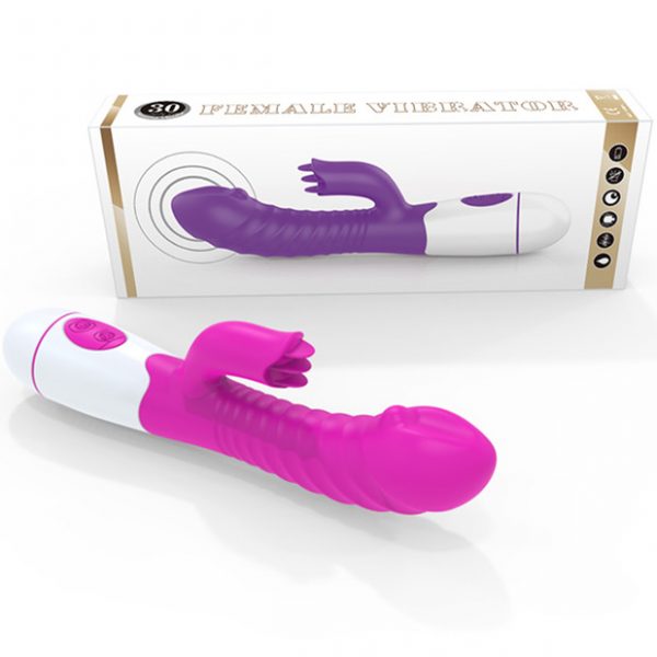 Vibrador Doble Estimulación Silicona Soft MY-2035