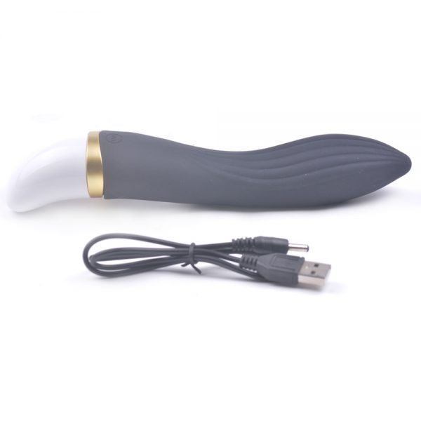 Vibrador Recargable 12 Velocidades Color Negro MY2006B