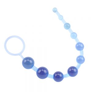 Vara Anal Sassy 10 Bolas Azul 