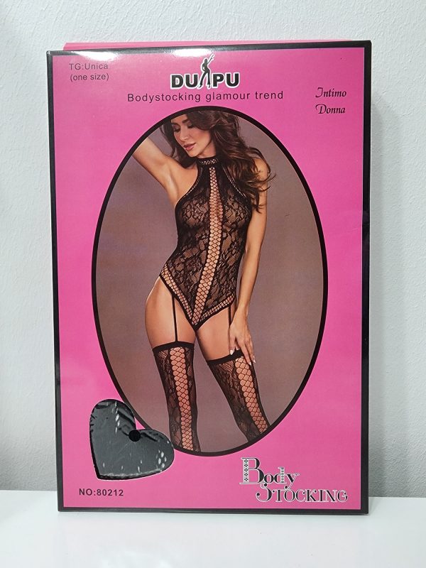 Traje De Red y Panty Bodystocking COD80212