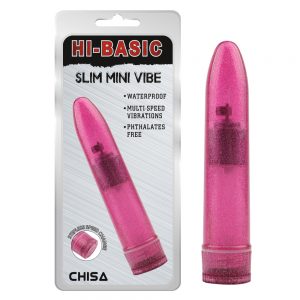 Vibrador Slim Vibe de 13 cm. Rosado 3216
