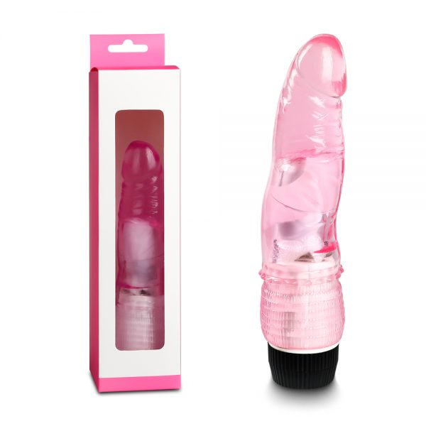 Vibrador Semi Curvo Regulable Rosado COD225