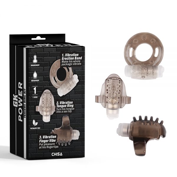 Mini Kit De Estimuladores En Jelly Gris