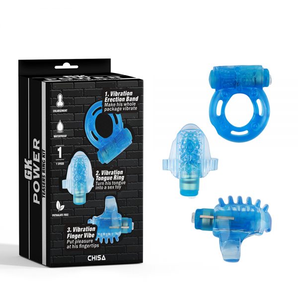 Mini Kit De Estimuladores En Jelly Azul
