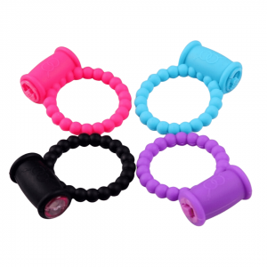 Anillo Vibrador Siliconado En Colores