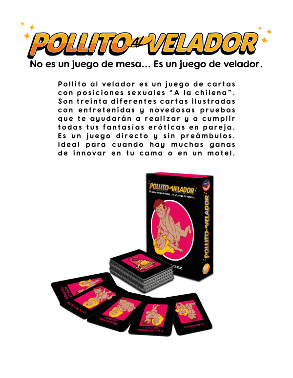 Juego Erótico Para Parejas “Pollito Al Velador”(10 Unidades)