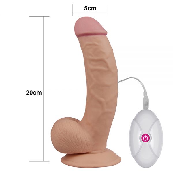 Vibrador The Ultra Soft Dude 8.5" LV1093