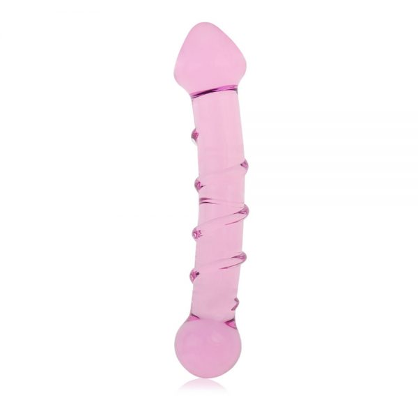 Dildo De Cristal 7" Glass Romance COD-GS05pk