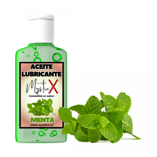 Aceite Lubricante Comestible Mystic X Menta 60 ml.