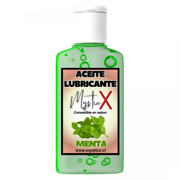 Aceite Lubricante Comestible Mystic X Menta 60 ml.