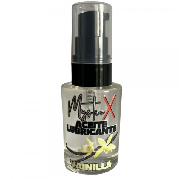 Serie Glass - Aceite Lubricante Comestible Mystic X Vainilla 35 ml.