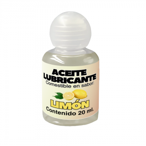 Aceite Lubricante Comestible Mystic X Limón 20 ml.