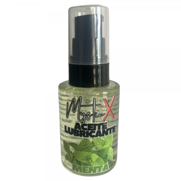 Serie Glass - Aceite Lubricante Comestible Mystic X Menta 35 ml.