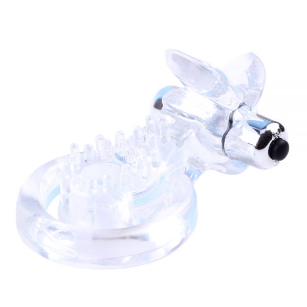 Anillo Vibrador 7 Velocidades (Lengua y Micro Estimuladores) Transparente