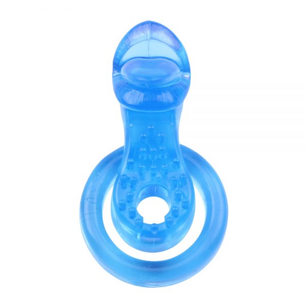 Anillo Vibrador 7 Velocidades (Lengua y Micro Estimuladores) Azul