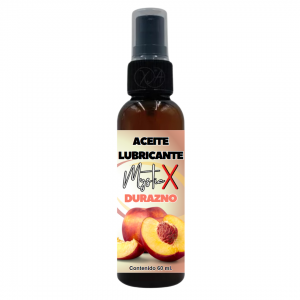 Aceite Lubricante Comestible Mystic X Durazno 60 ml. (Dispensador)