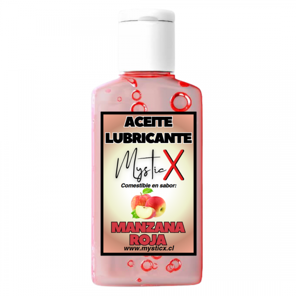 Aceite Lubricante Comestible Mystic X Manzana Roja 60 ml.