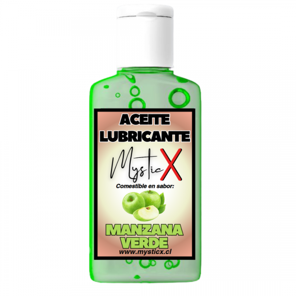 Aceite Lubricante Comestible Mystic X Manzana Verde 60 ml.