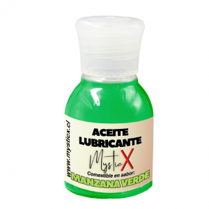Aceite Lubricante Comestible Mystic X Manzana Verde 30 ml.