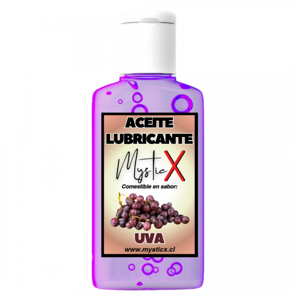 Aceite Lubricante Comestible Mystic X Uva 60 ml.