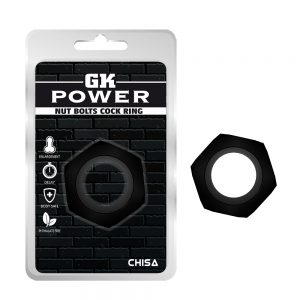 Anillo Para Pene Diseño Tuerca Negro (Black)