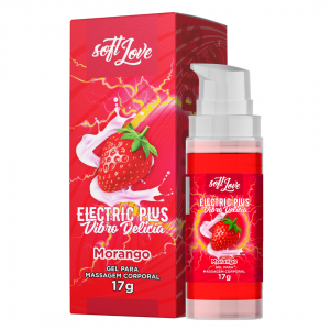 Gel Efecto Eléctrico “Vibro Delicia” Sabor Frutilla 17 gr.