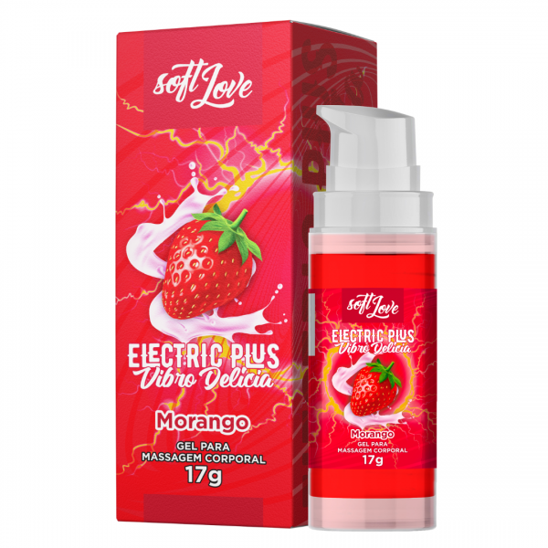 Gel Efecto Eléctrico “Vibro Delicia” Sabor Frutilla 17 gr.