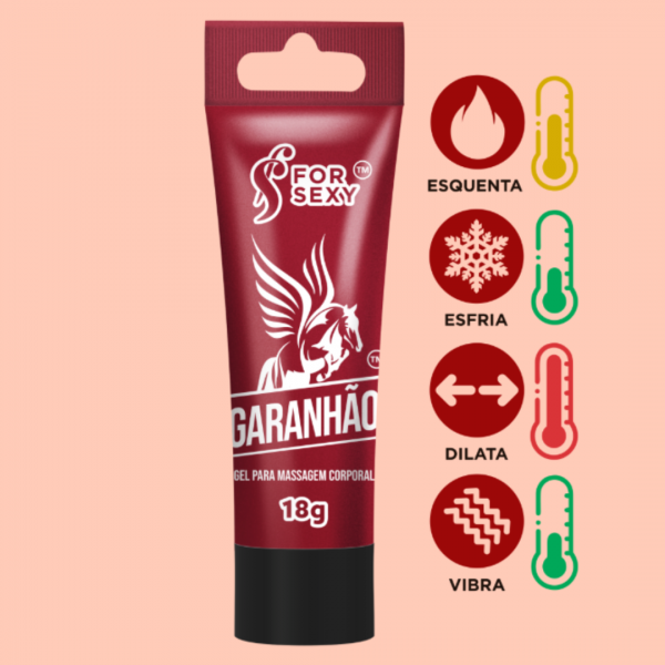 Gel Estimulante Y Potenciador Masculino "Garanhao" 18 gr.