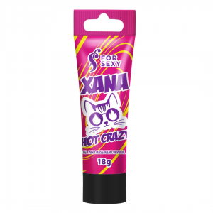 Lubricante Íntimo Multi Efectos "Xana Hot Crazy" 18 gr.