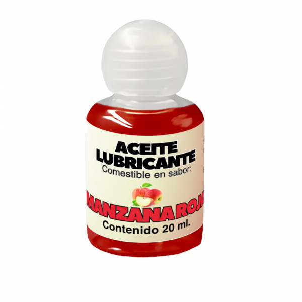 Aceite Lubricante Comestible Mystic X Manzana Roja 20 ml.