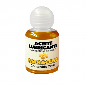 Aceite Lubricante Comestible Mystic X Maracuyá 20 ml.