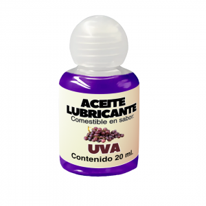 Aceite Lubricante Comestible Mystic X Uva 20 ml.