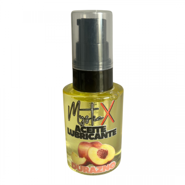 Serie Glass - Aceite Lubricante Comestible Mystic X Durazno 35 ml.