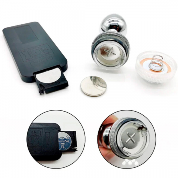 Plug Anal Metalico Con Luz Led S