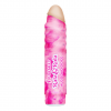 “Rala & Rola” Dildo Con Lubricante Sabor Algodón De Azúcar (150 ml.)