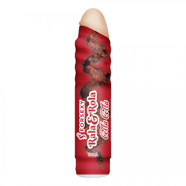 "Rala & Rola" Dildo Con Lubricante Sabor Cola (150 ml.)