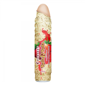 “Rala & Rola” Dildo Con Lubricante Sabor Fresas Con Champagne (150 ml.)