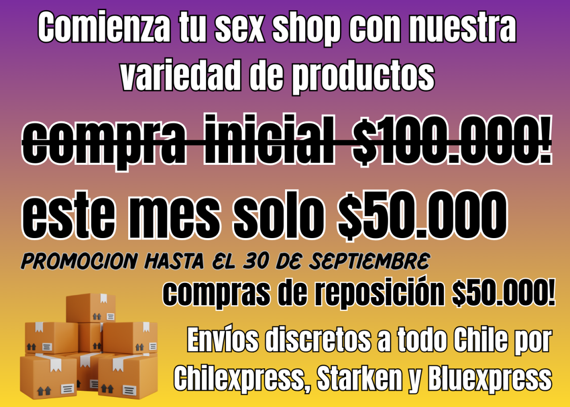 Sex Shop Mayorista. Excelentes Descuentos Para Comenzar Tu Emprendimiento