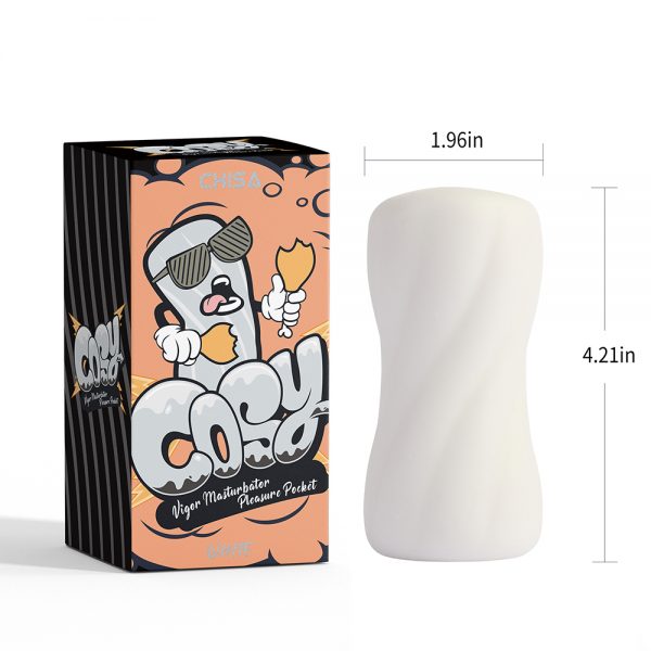 Masturbador Masculino Cosy “Vigor” White Con Lubricante